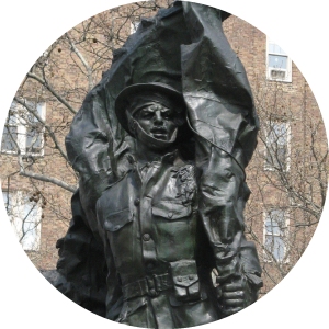 Greenwich Village, Abingdon Square Park, Doughboy, Philip Martiny, Bronze Sculpture