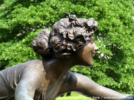 Central Park, Conservatory Garden, Samuel Untermyer, Yonkers, Untermyer Gardens, Untermyer Fountain, Three Dancing Maidens, Hitler, Bronze, Sculpture