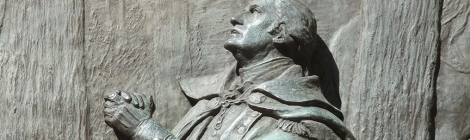 George Washington, Federal Hall, Earnest Prayer, Bronze Relief, Wall Street, Veteran’s Day, James E. Kelly