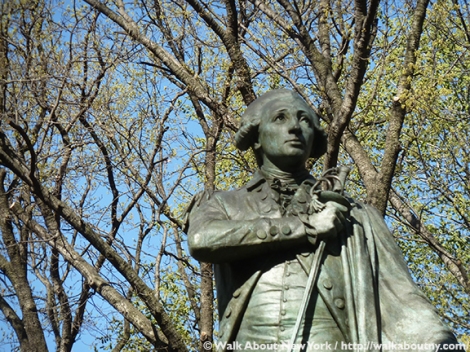 Marquis de Lafayette, Five Squares and a Circle Tour, Union Square, Fourth of July, July 4th, Revolutionary War, Frédéric-Auguste Bartholdi, France